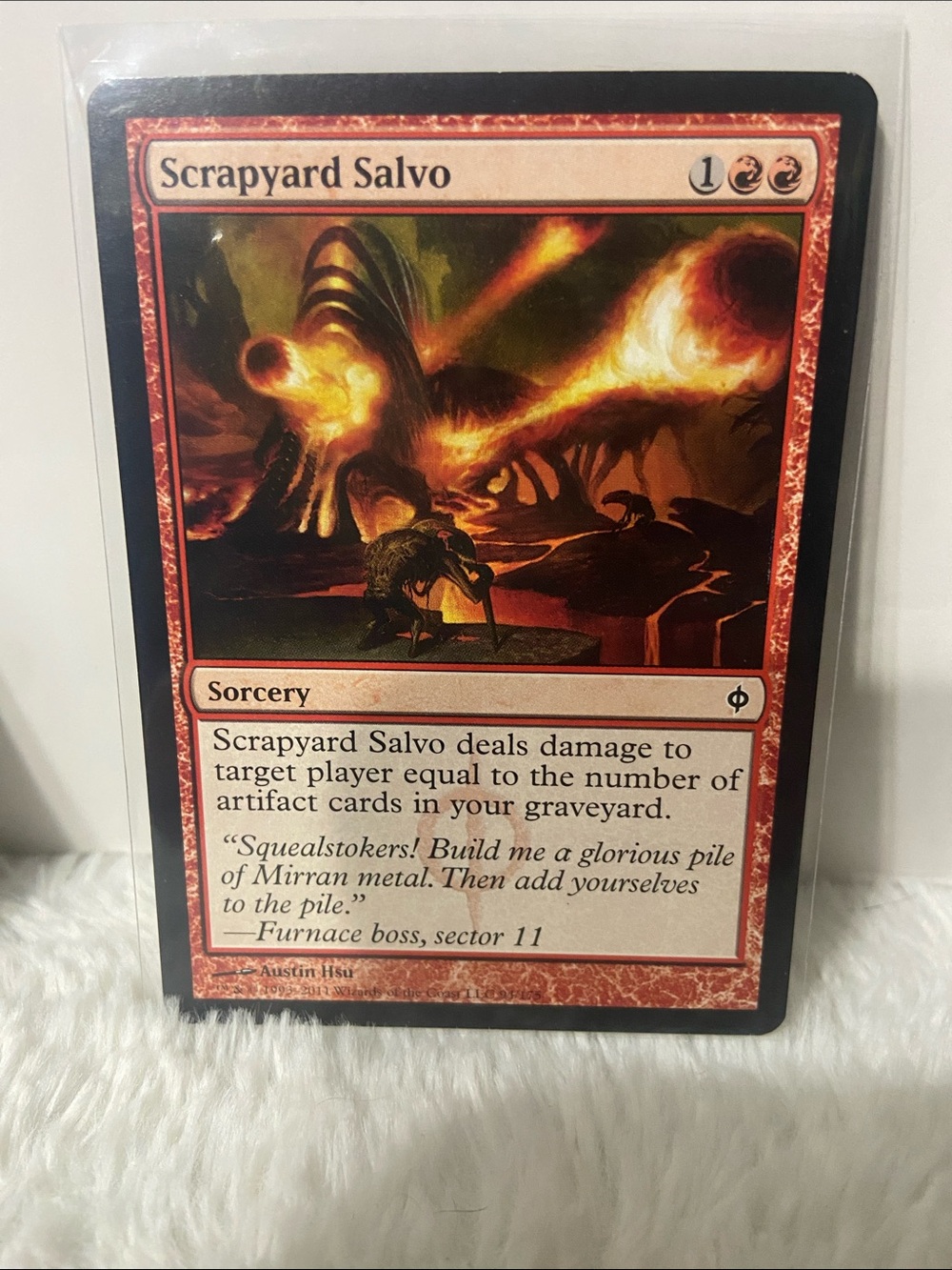 Scrapyard Salvo Magic: The Gathering Red Sorcery Card